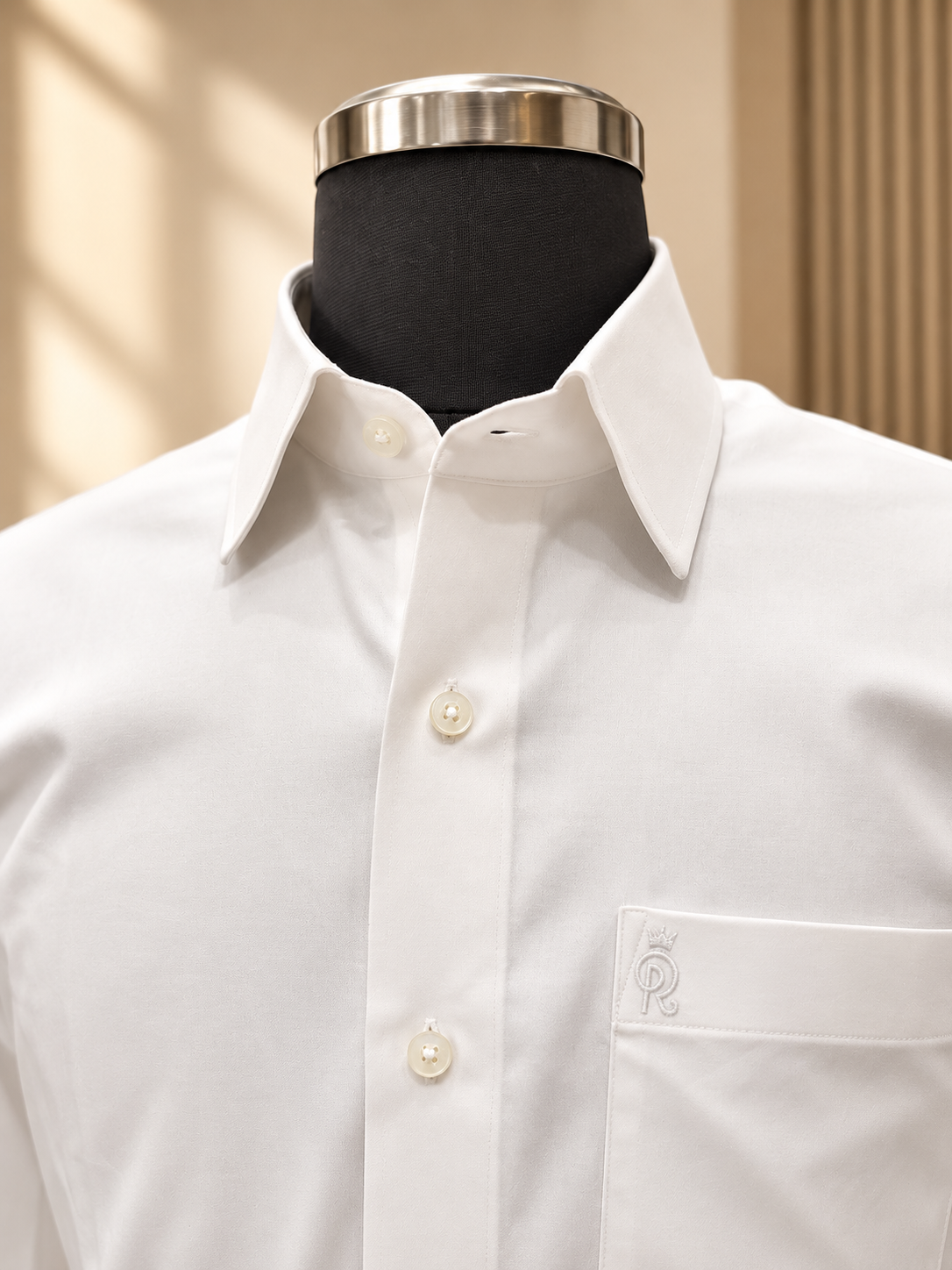 OFF WHITE Cotton Lycra Shirt