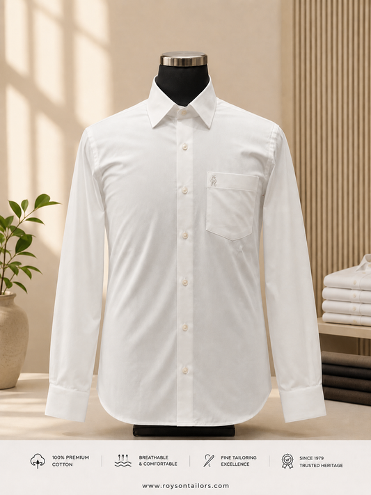 OFF WHITE Cotton Lycra Shirt